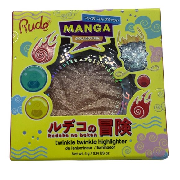 Rude Manga Collection Twinkle Twinkle Highlighter Rudekos Dragon 0.14 Oz Shimmer - Picture 8 of 8
